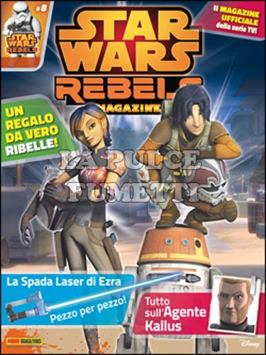 PANINI STARS #     8 - STAR WARS REBELS MAGAZINE 8